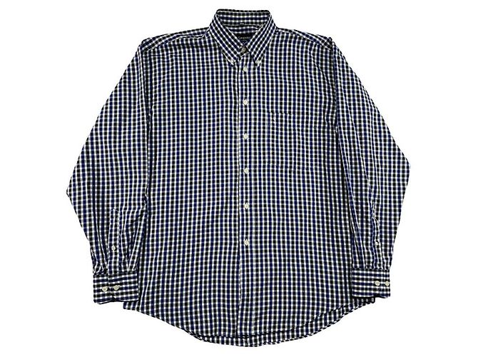 Camicia in cotone nero Yves Saint Laurent