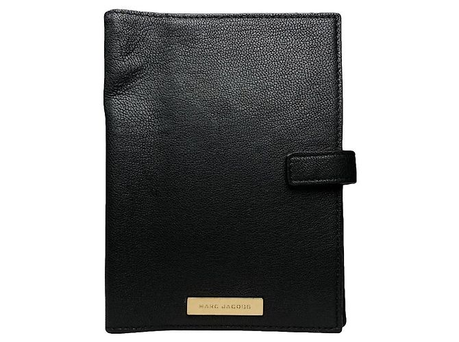 Bolsa de couro preto Marc Jacobs