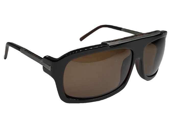 Gafas de sol de metal negro Bottega Veneta