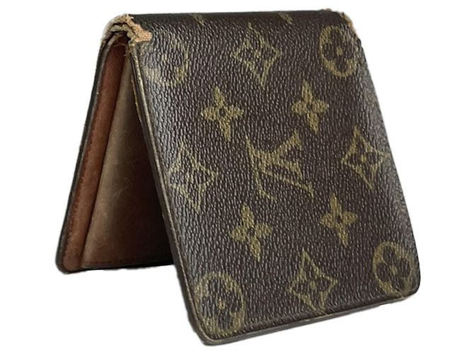 Braune Lederhandtasche von Louis Vuitton