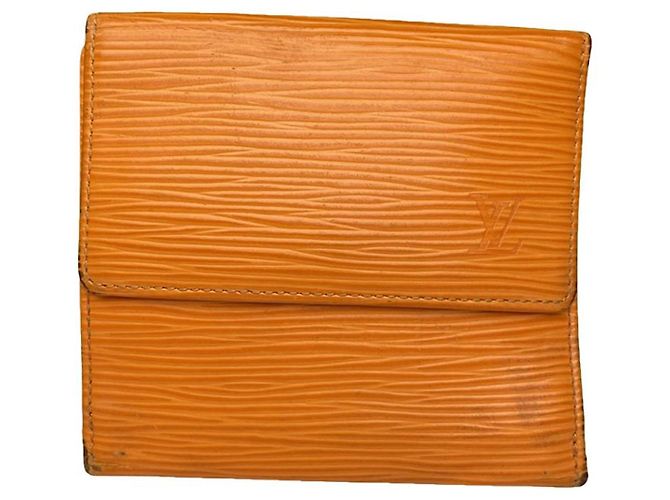 Louis Vuitton Twist Orange Leather Wallet