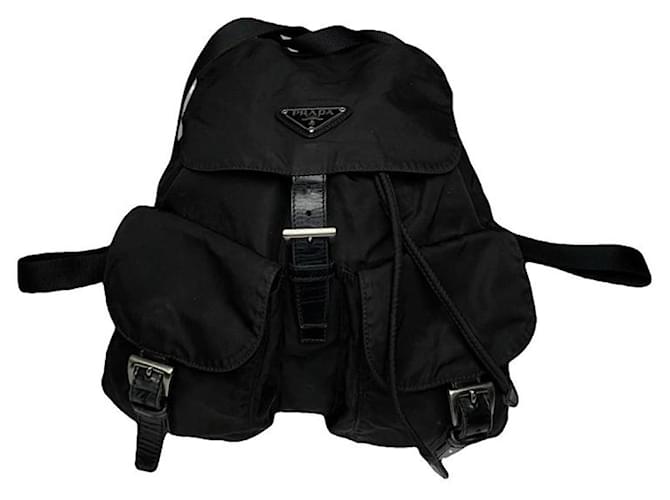 Prada Black Polyester Backpack 