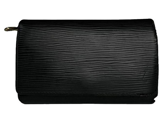 Louis Vuitton Louise Black Leather Wallet
