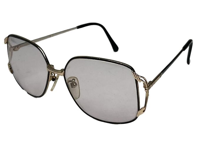 Óculos de sol de metal dourado Givenchy