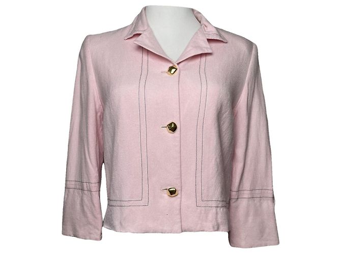 Céline Celine Pink Denim - Jeans Trenchcoat