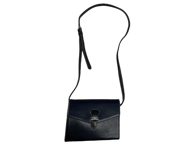 Courreges Bolsa de couro navy Courrèges Azul marinho
