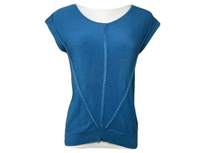 Dior J'adore Top de Algodão Azul