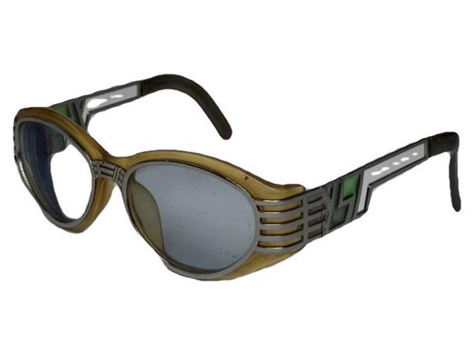 Occhiali da sole in metallo multicolore Saint Laurent