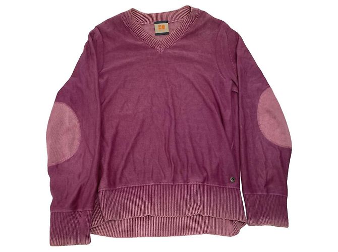 Autre Marque Suéter de algodão roxo Boss Orange e moletom