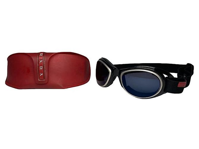 Prada Black Plastic Sunglasses