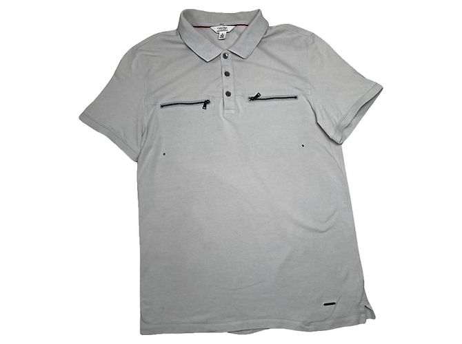 Graues Baumwoll-Polo von Calvin Klein
