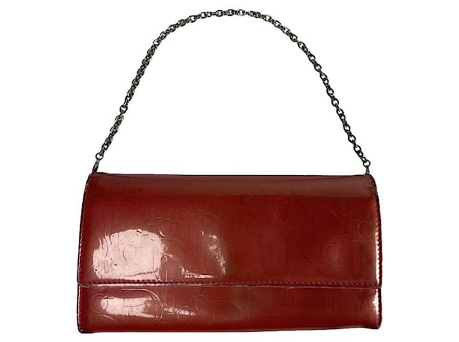 DIOR Handbags T.  Patent leather Red  ref.2030969
