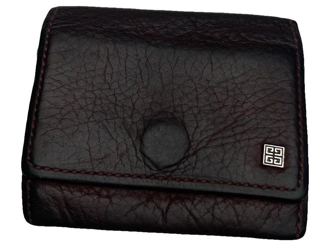 Bolsa de couro roxa Givenchy Roxo