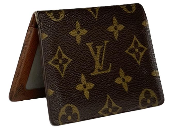Bolsa de couro marrom Louis Vuitton