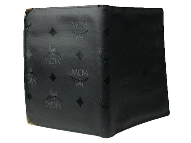 MCM schwarze Lederhandtasche