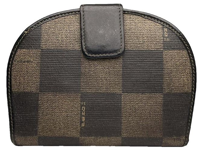 Fendi Baguette Brown Leather Wallet
