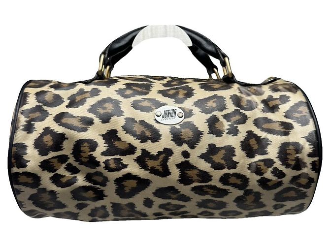 Autre Marque Borsa a mano in pelle nera Gaultier Junior Nero