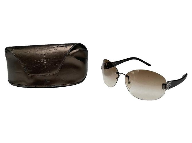 Loewe Brown Plastic Sunglasses