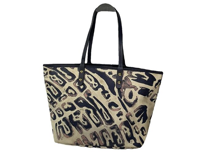 Borsa in pelle nera Emilio Pucci Nero