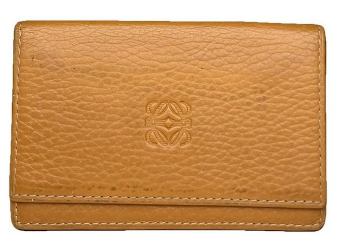 Bolsa de couro laranja Loewe Puzzle