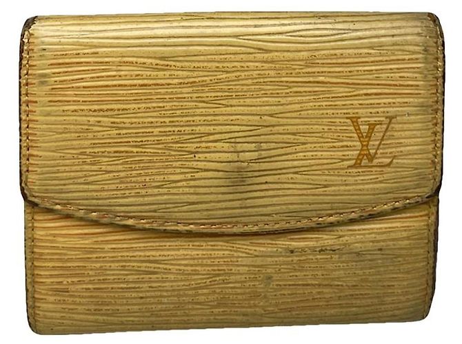 Bolsa de couro amarelo Daily da Louis Vuitton