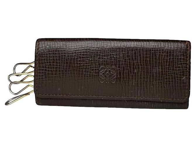 Bolsa de couro marrom Loewe