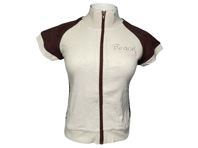 Autre Marque Top de algodón blanco Kansai Yamamoto