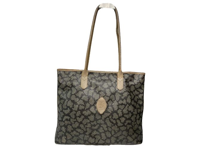 Saint Laurent Icare schwarze Lederhandtasche