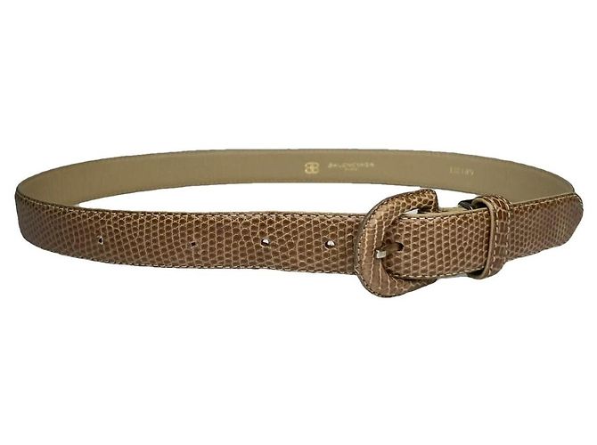 Cinto de couro marrom Balenciaga