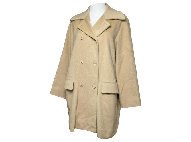 Trench coat de lã bege Givenchy