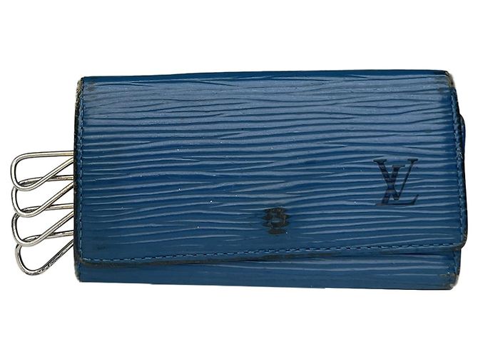 Borsa in pelle blu Lockme di Louis Vuitton