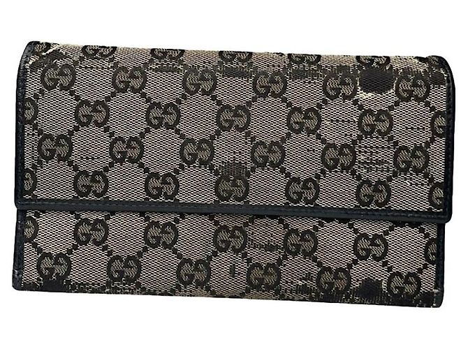 Clutch in cotone beige Gucci Ophidia