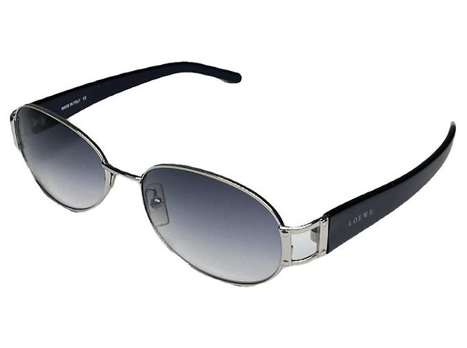 Gafas de sol de plástico negro Loewe