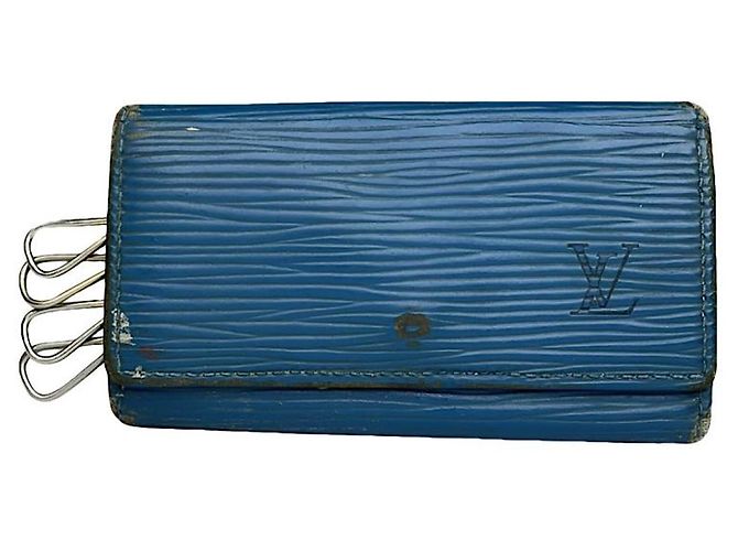 Bolsa de couro azul Lockme da Louis Vuitton