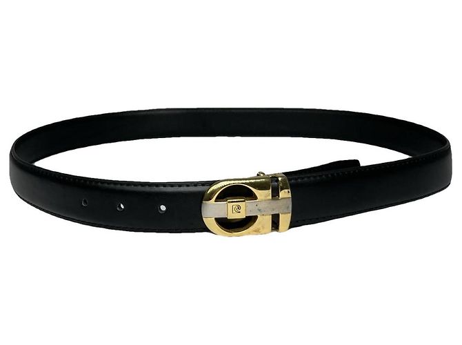 Pierre Cardin Black Leather Belt