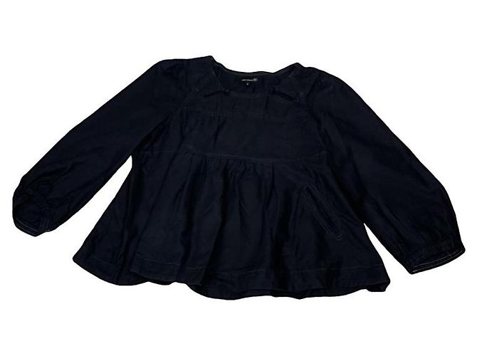 Isabel Marant Prenda de Punto de Seda Negra Negro