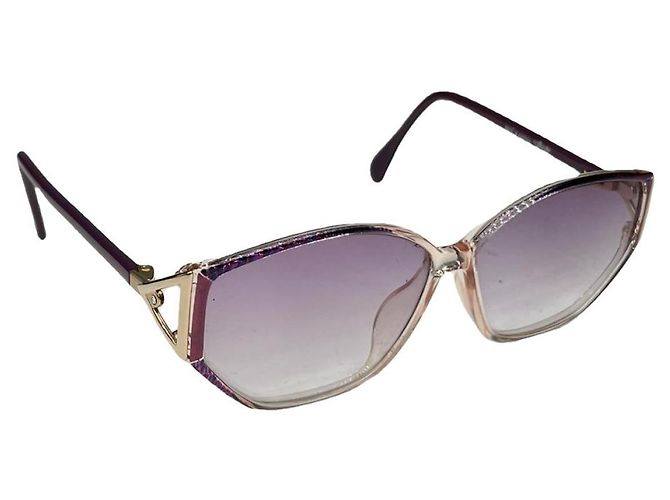 Autre Marque Silhouette lila Kunststoffsonnenbrille