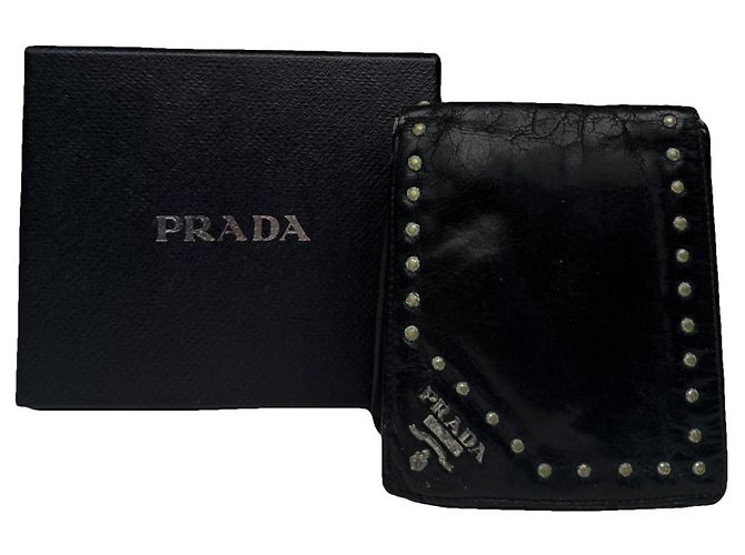 Prada Black Leather Wallet