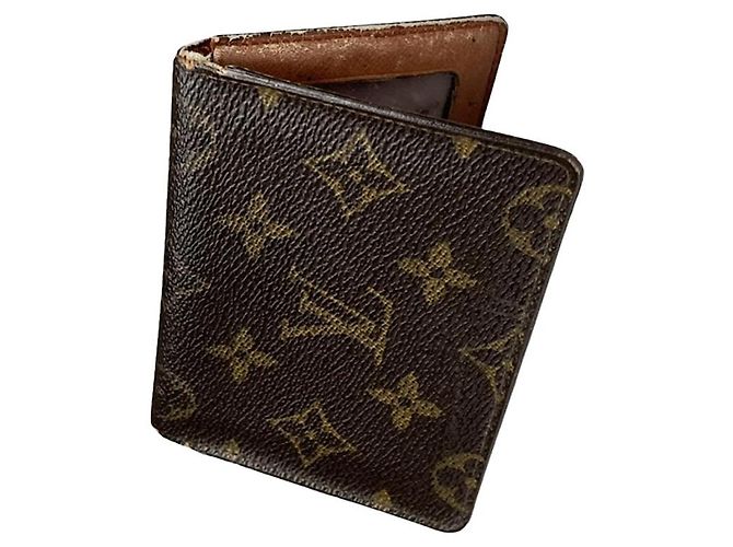 Bolsa de couro marrom Louis Vuitton