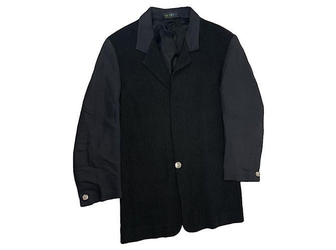 Versace Black Polyester Jacket