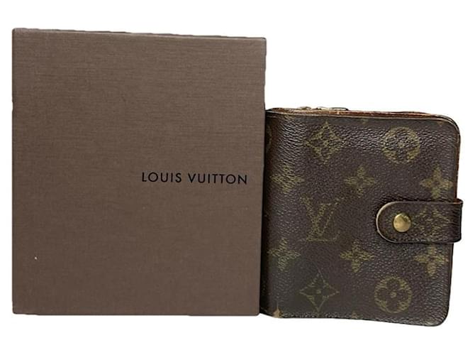 Zippy LOUIS VUITTON Wallets T.  Leather Brown  ref.2031206