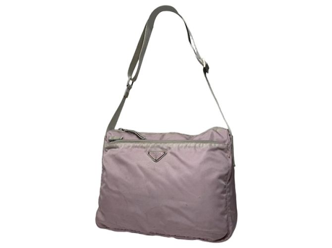 Prada Cleo rosa Polyester Handtasche Pink