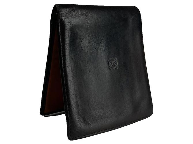 Bolso de cuero negro Loewe