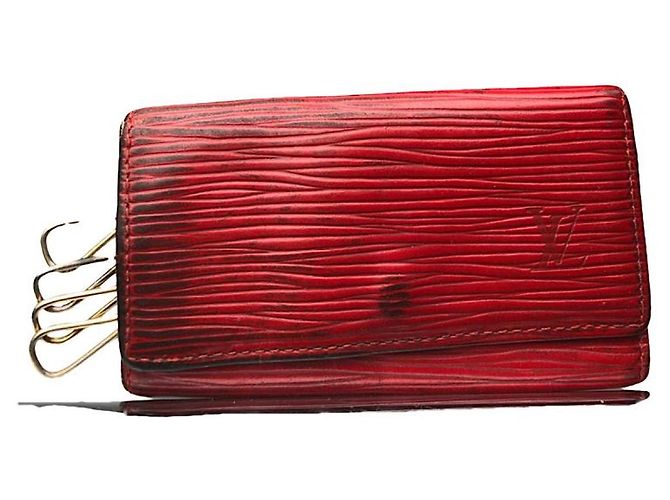Bolsa de couro vermelho Dauphine da Louis Vuitton