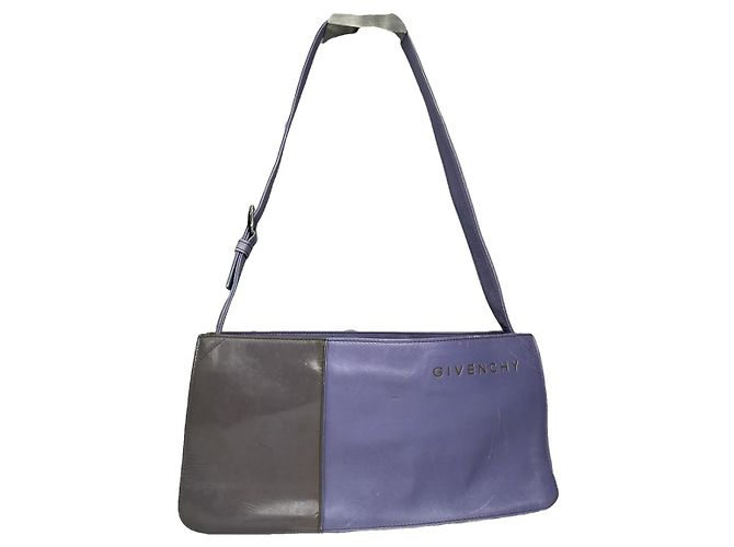 Bolsa de mão em couro patente roxa Givenchy Whip Roxo