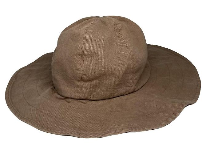 Isabel Marant Etoile Chapéu de algodão marrom Isabel Marant Étoile
