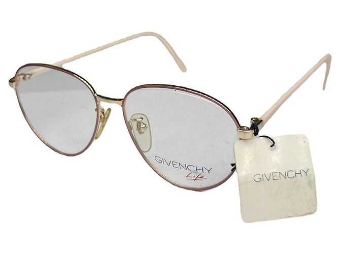 Óculos de sol de plástico rosa Givenchy