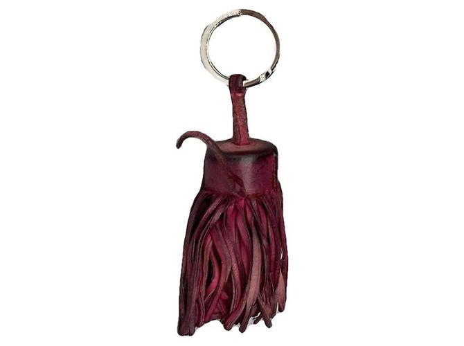 Ring Pingente de couro roxo da Hermès