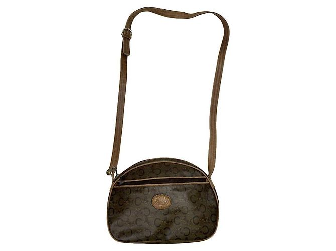 Céline Celine SAC 16 BESACE Bolsa de couro marrom