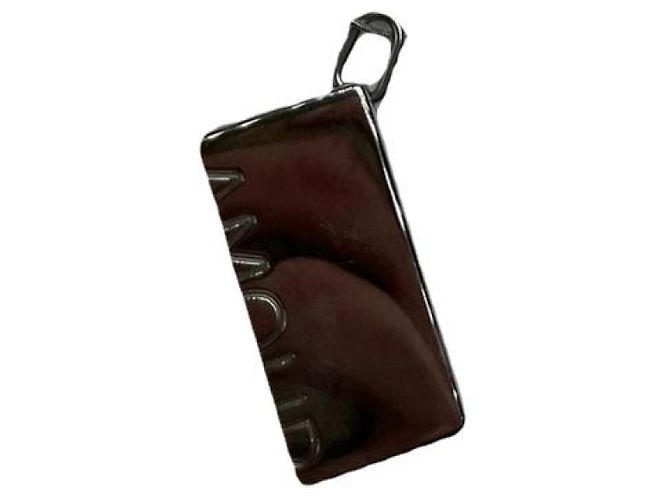 Colar de aço prateado Hermès Prata 